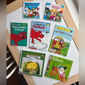 Livres français enfants - Monsieur, Clifford, pat chat, autobus magique - Kids